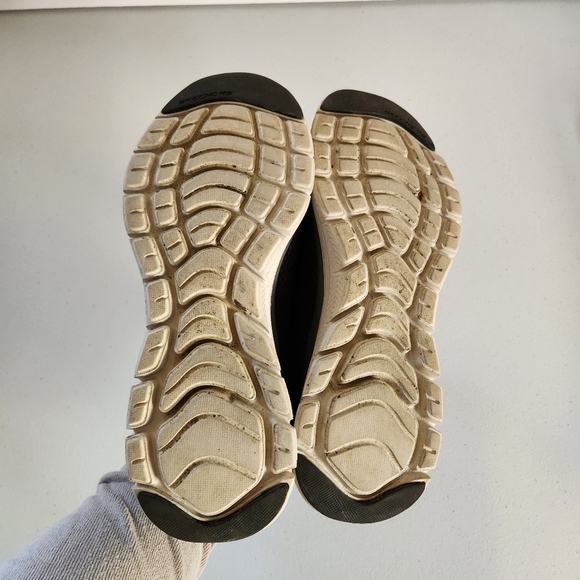 Skechers Mens Size 8 Running Shoes Sneakers Black 16829 Comfort Memory Foam - Picture 8 of 9